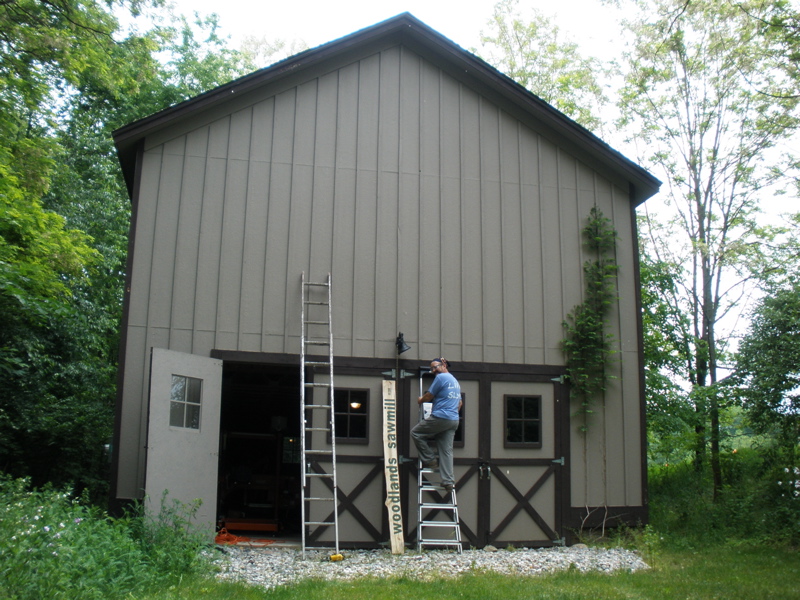 Preparing the barn for opening...